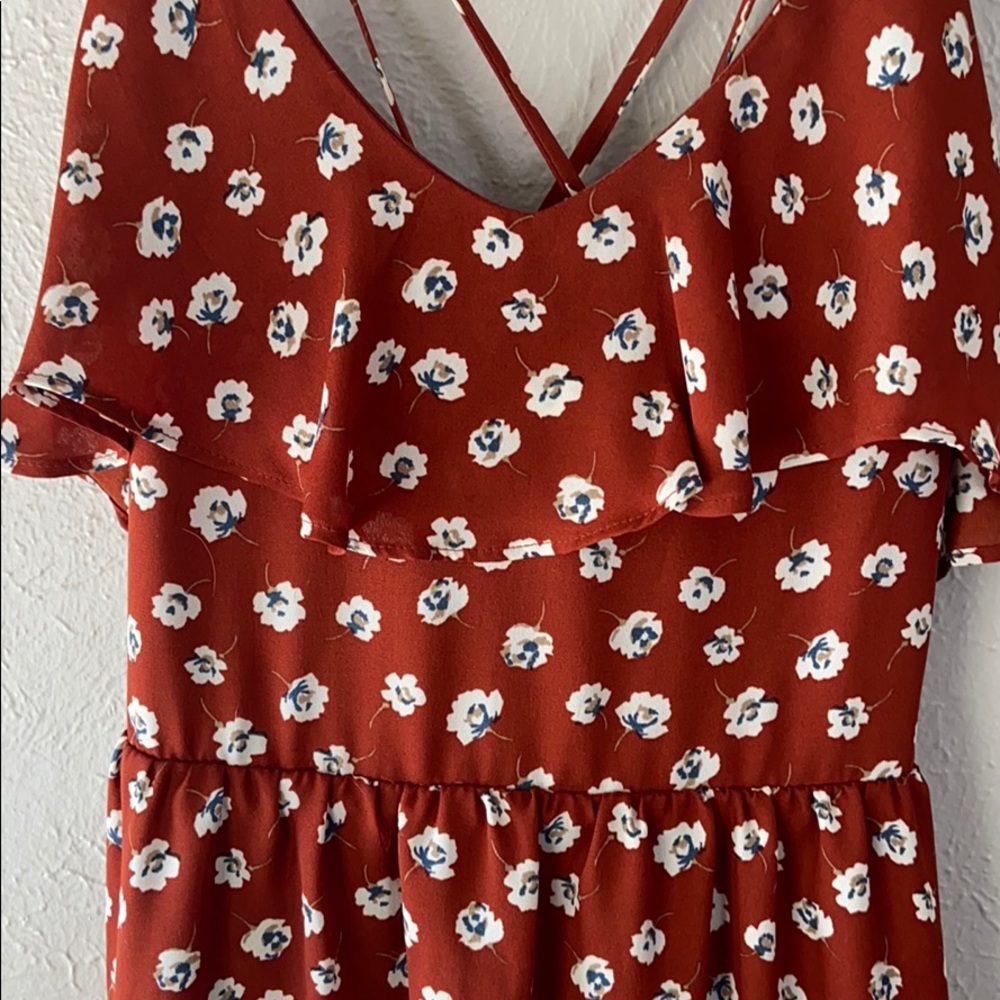 Burnt orange sundress - Picture 2 of 5